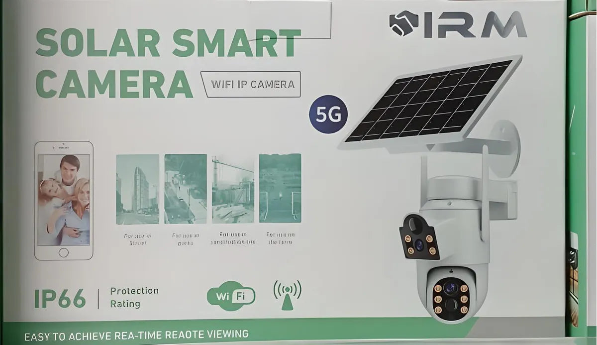 CAMARA DE SEGURIDAD IP 5G PANEL SOLAR